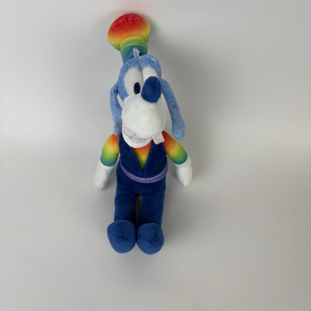 Disney Rainbow Collection Pride Plush Plushie Stuffed Animals Goofy Rainbow